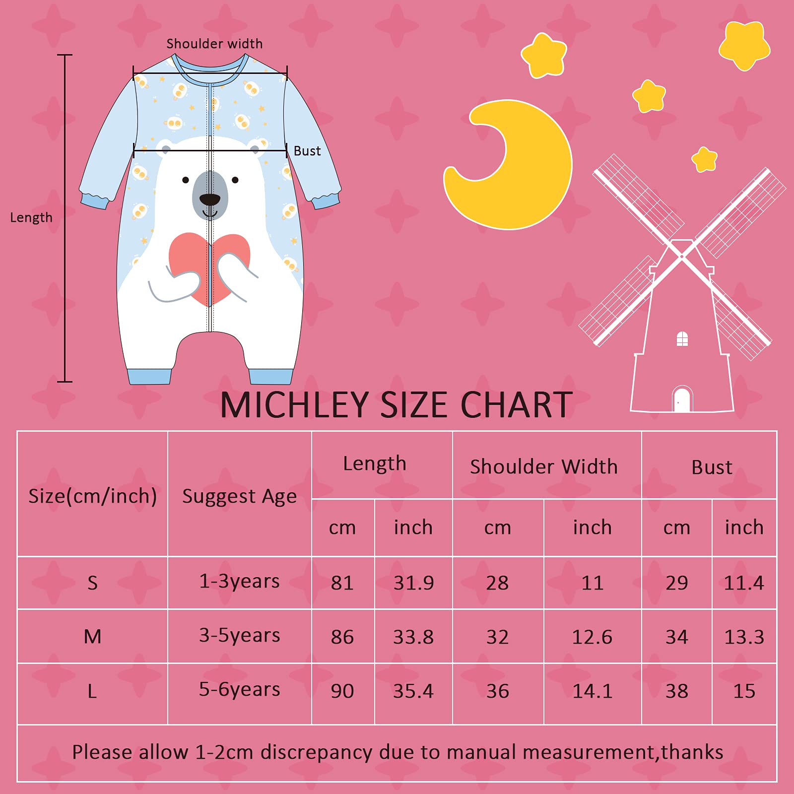 MICHLEY sleeping bag features a smooth zipper for easy on-off and safety.