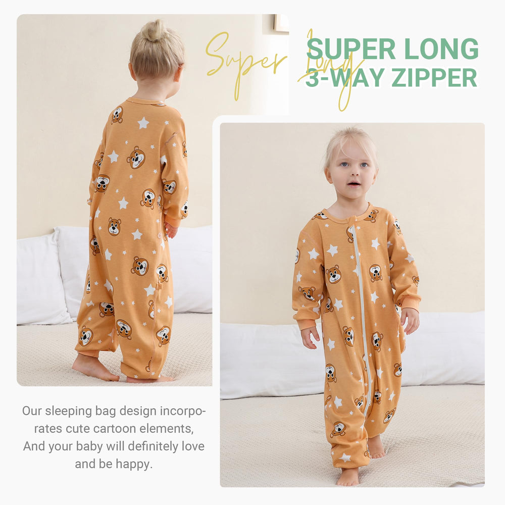 MICHLEY baby sleeping sack in crib demonstrates safe sleep without loose blankets.