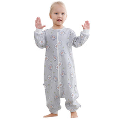 MICHLEY cotton sleeping sack close-up highlights breathable fabric for gentle sleep