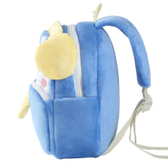 MICHLEY blue penguin backpack interior space fits diapers and toys.