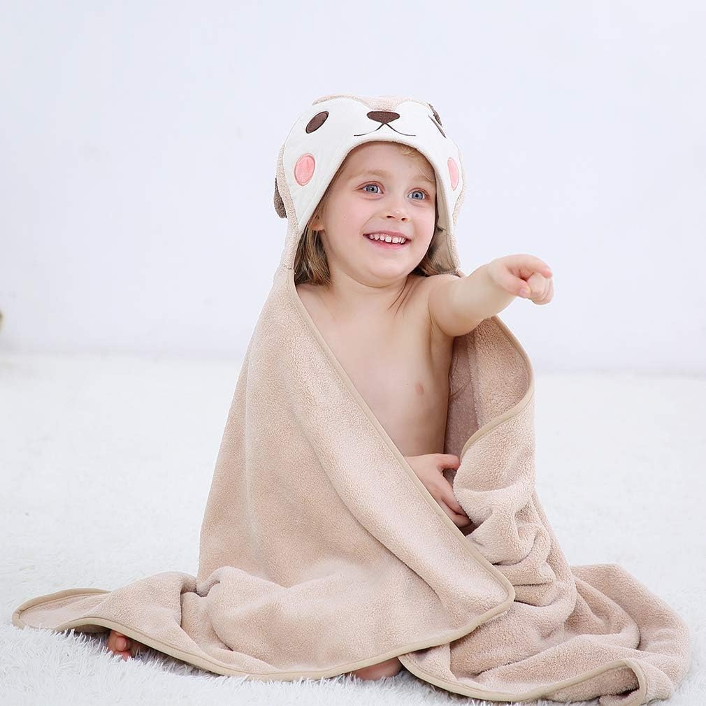 MICHLEY packaged towel with print and washcloth display.