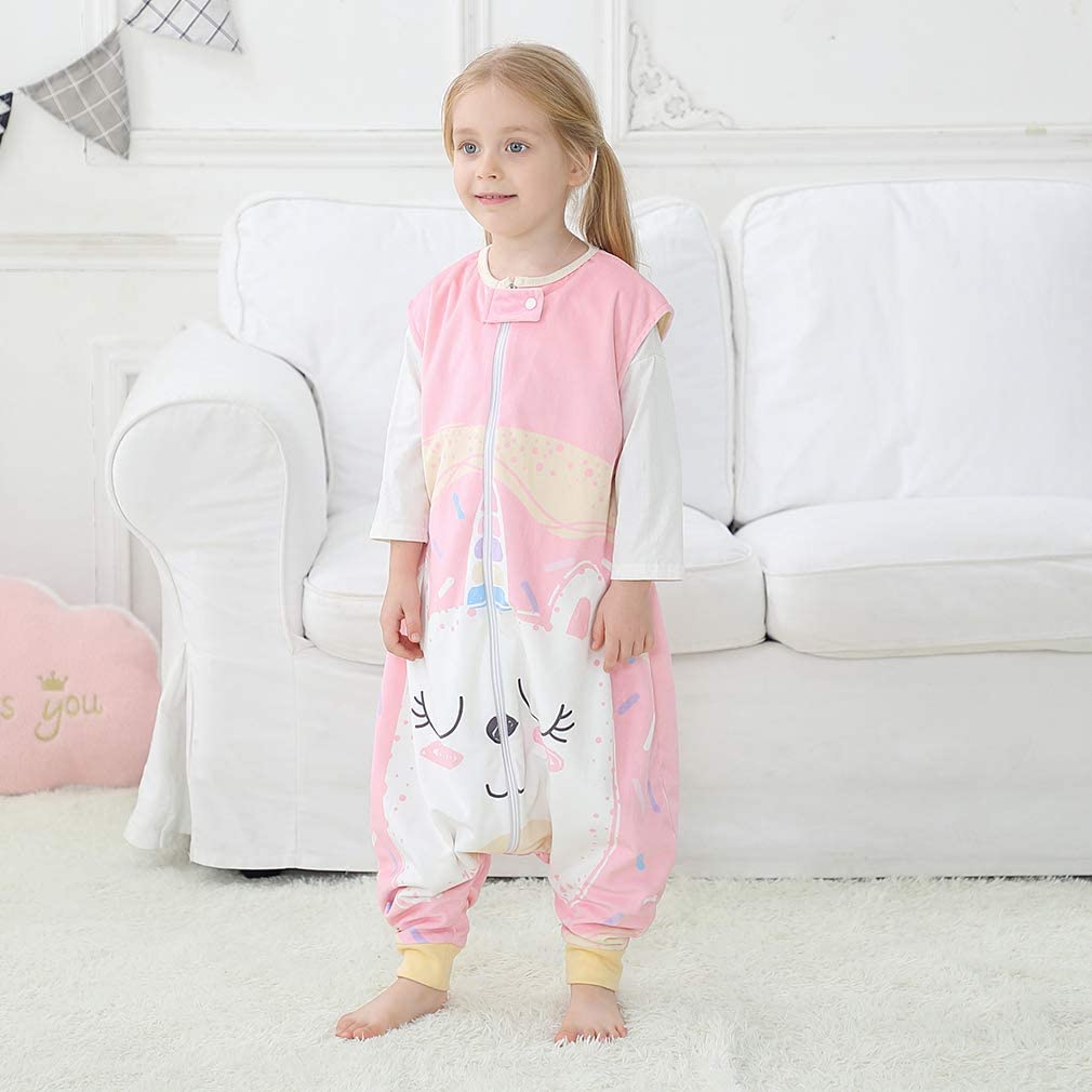 MICHLEY unicorn print adds a playful touch for bedtime routines