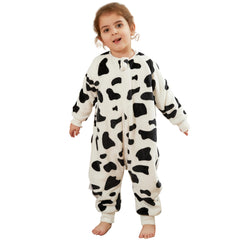 MICHLEY flannel baby sleeping bag with cow design for cozy nights