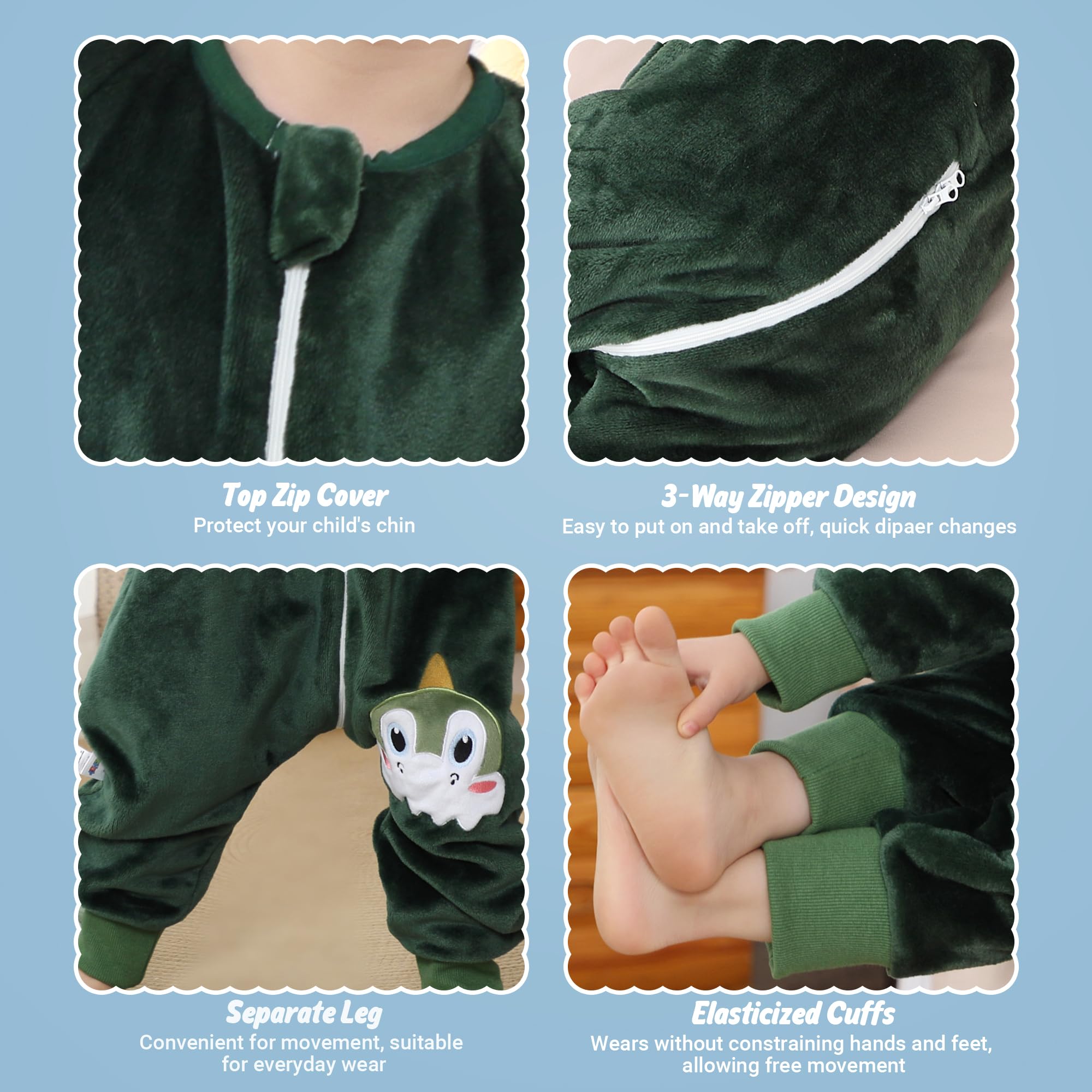 MICHLEY flannel sleeping bag offers breathable warmth and a soft touch.
