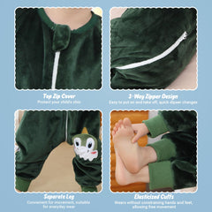 MICHLEY flannel sleeping bag offers breathable warmth and a soft touch.