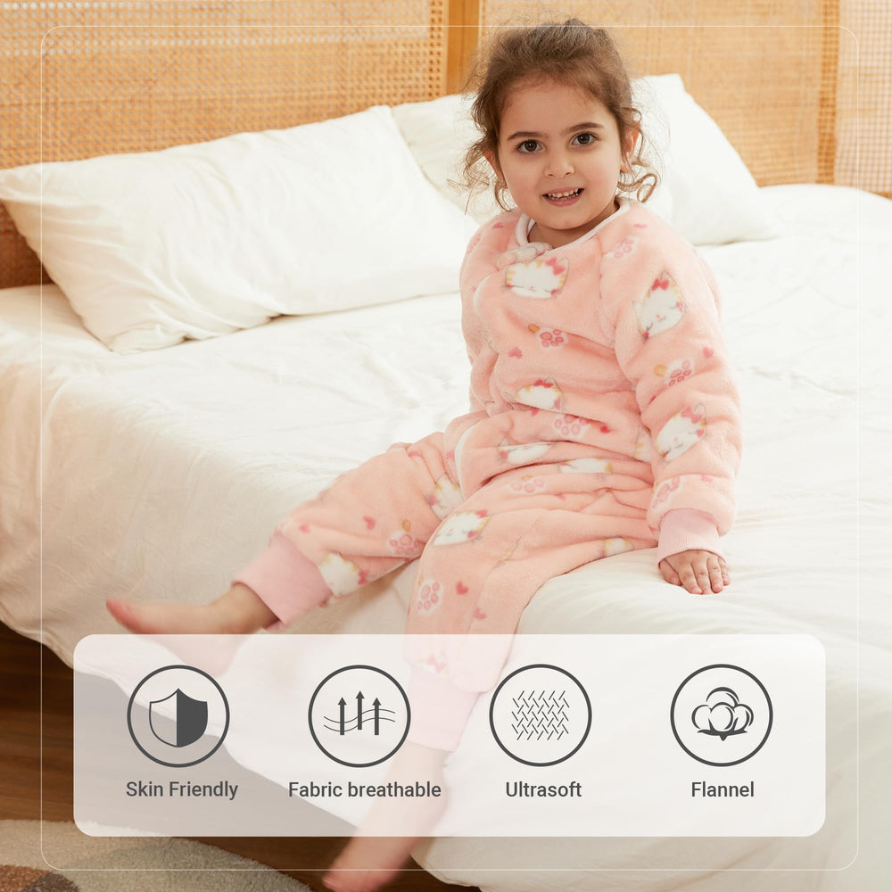 MICHLEY soft flannel fabric feels gentle on delicate skin.