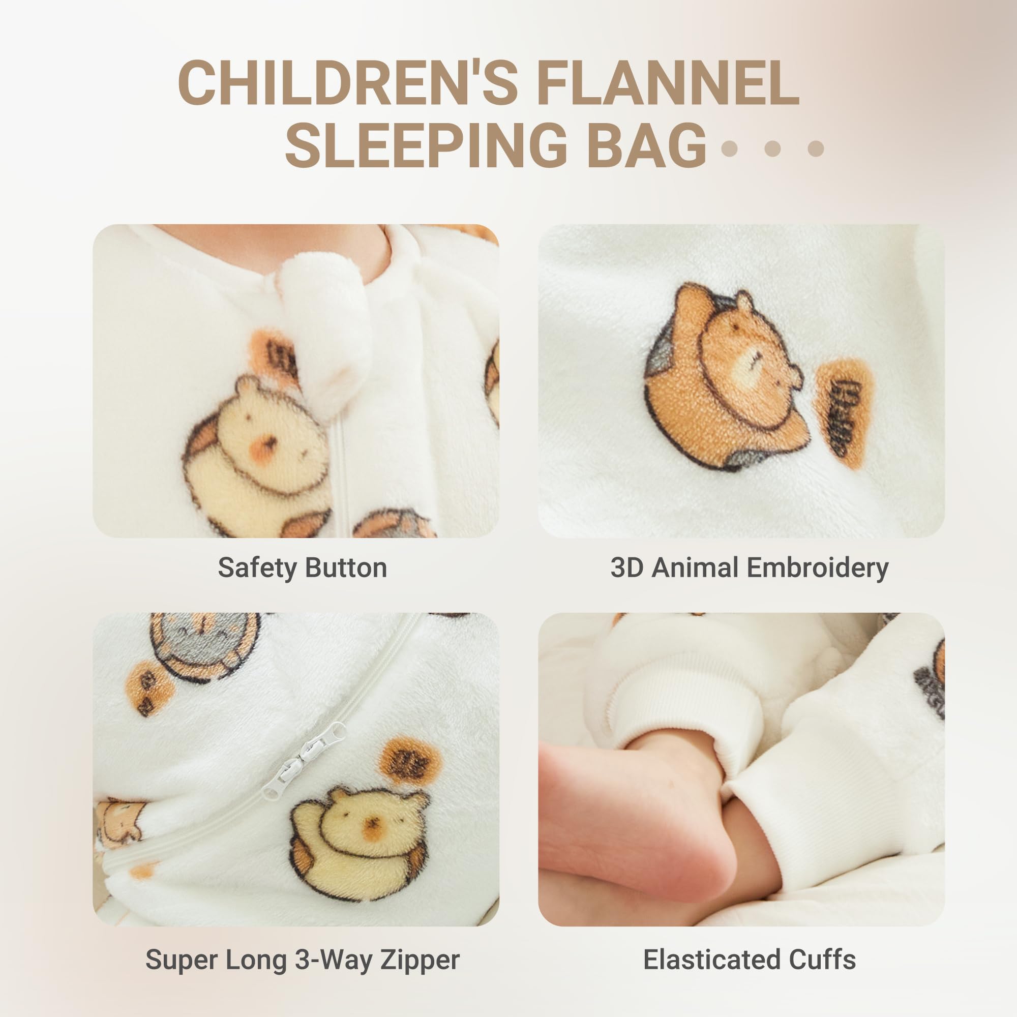 MICHLEY soft-warm flannel fabric enhances breathable comfort