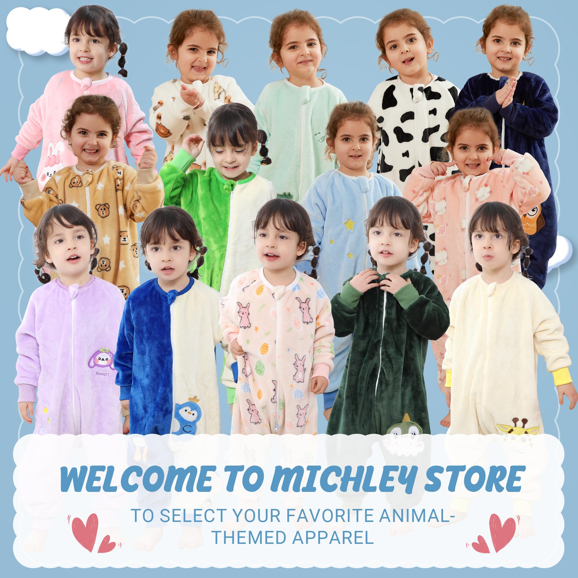 MICHLEY giraffe-themed print adds playful style while staying cozy during nap times.
