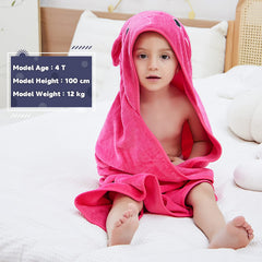 MICHLEY Hooded Baby Towel keeps baby's head warm after bath time