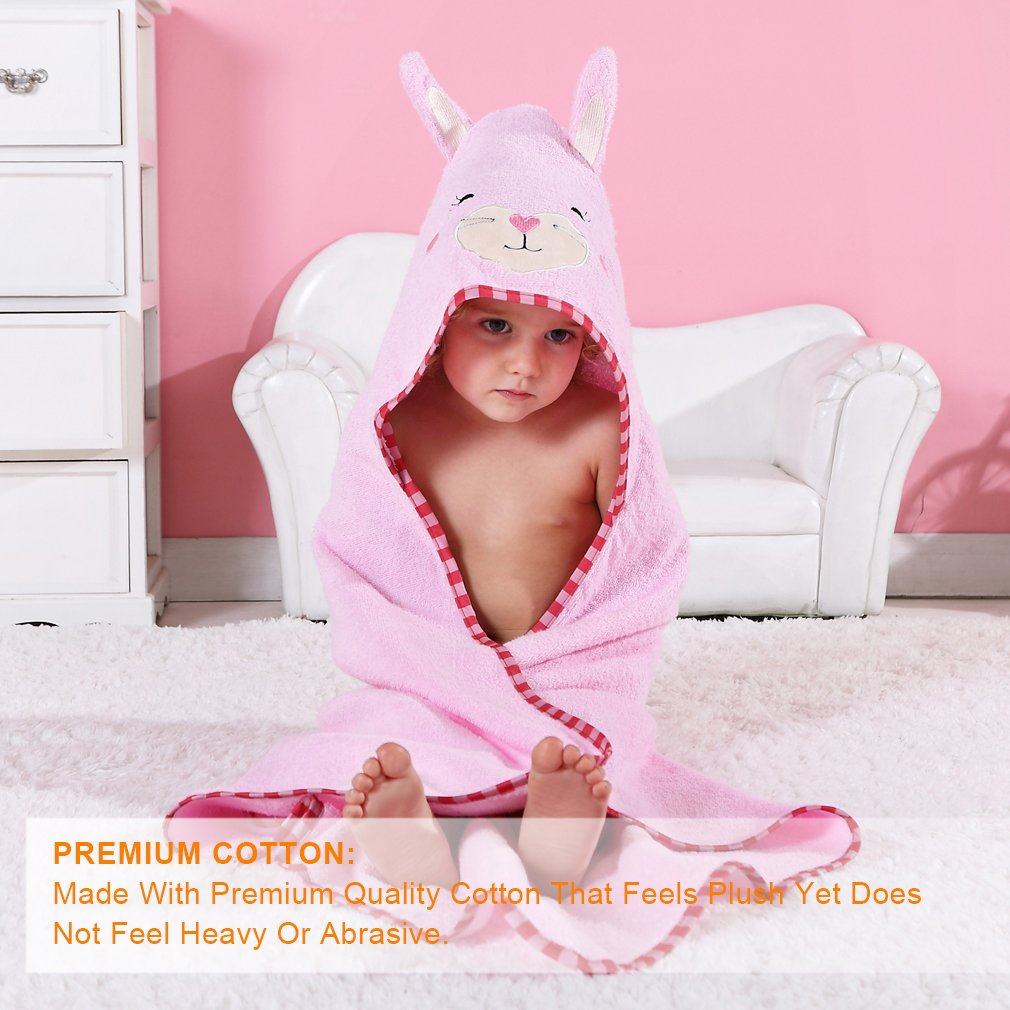MICHLEY light-pink towel color; cheerful and versatile for babies.