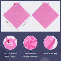 MICHLEY Machine washable baby towel stays soft wash after wash.