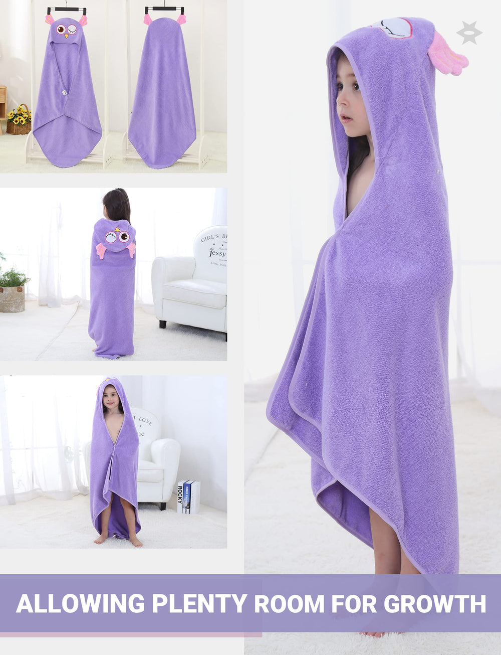 MICHLEY towel is machine washable for easy care and lasting softness.
