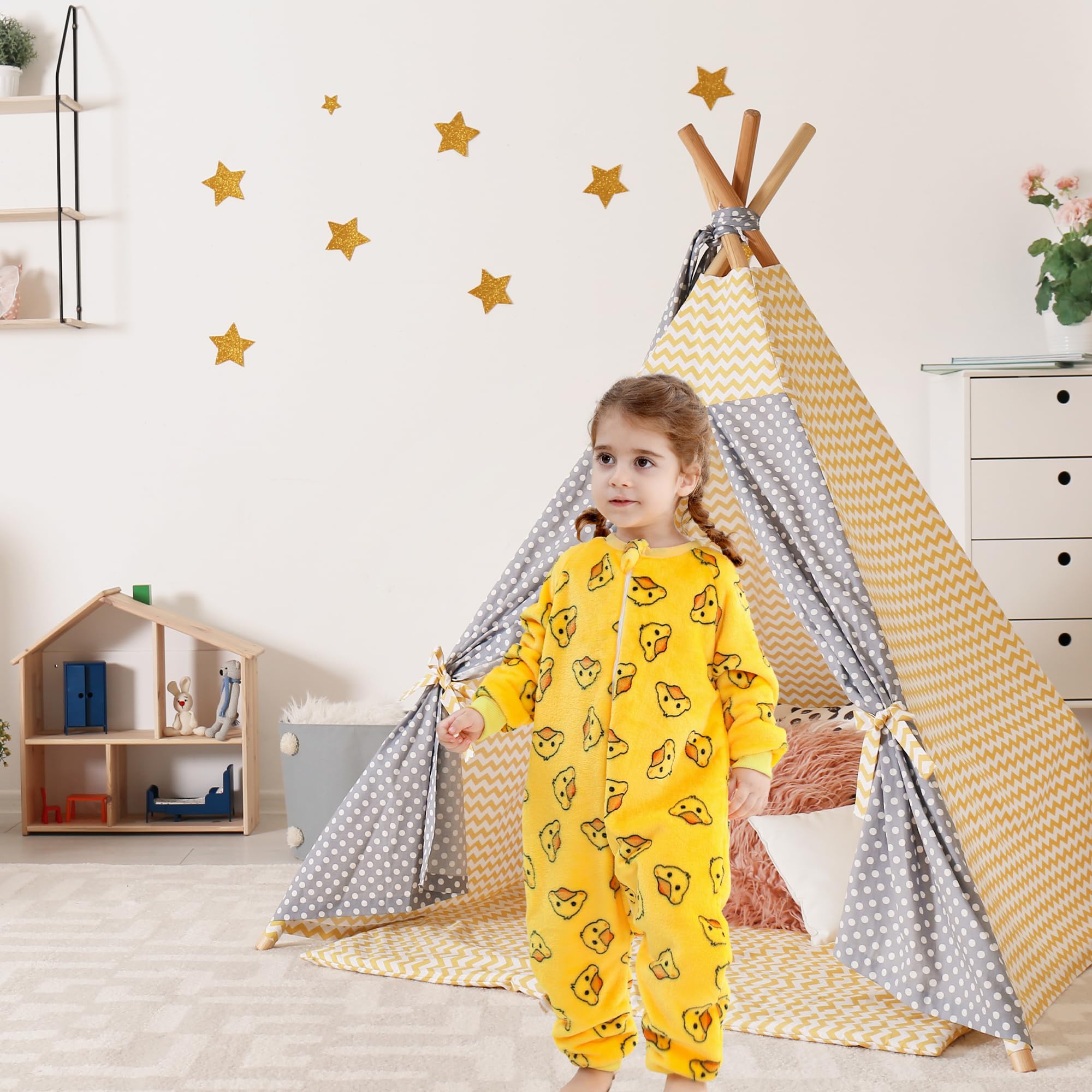 MICHLEY six-sizes chart photo shows growing room for toddlers