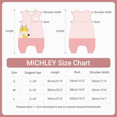 MICHLEY sleepsack soft fabric closeup highlights breathable comfort