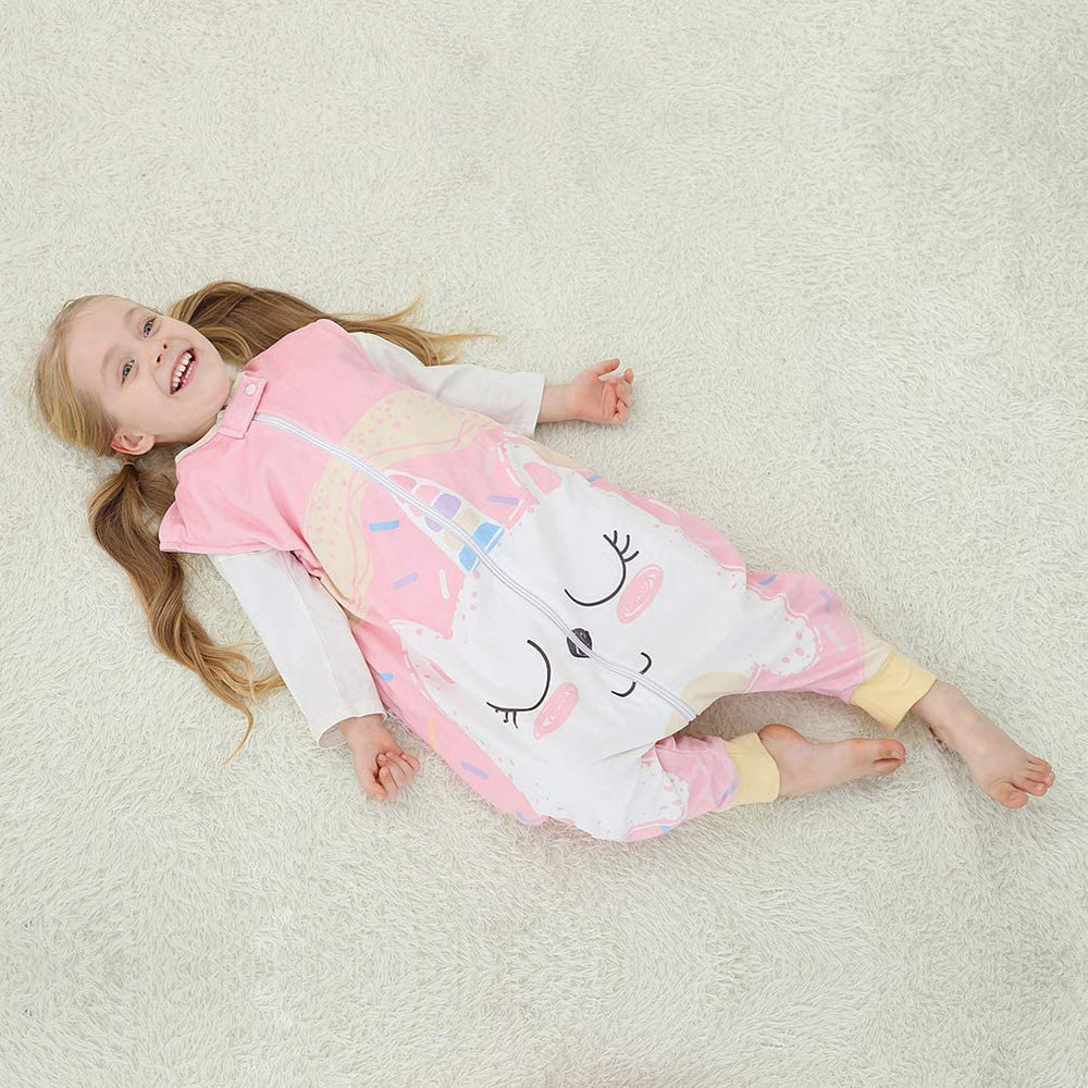 MICHLEY Transition from swaddle to sack supports independent sleep.