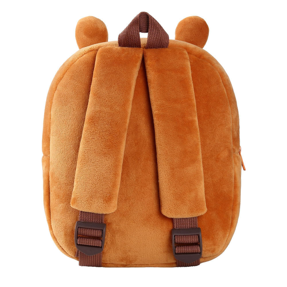 MICHLEY toddler backpack side profile with ergonomic straps.