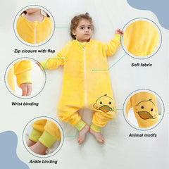 MICHLEY sleeping sack three-way zipper close-up guarding skin