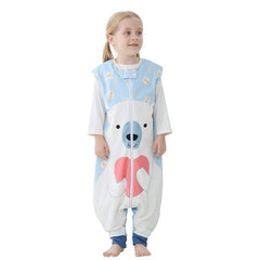 MICHLEY toddler sleeping sack with feet for 1-3T promotes cozy, secure sleep