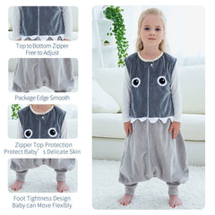 MICHLEY sleeveless sleeping sack allows heat to escape while keeping warmth