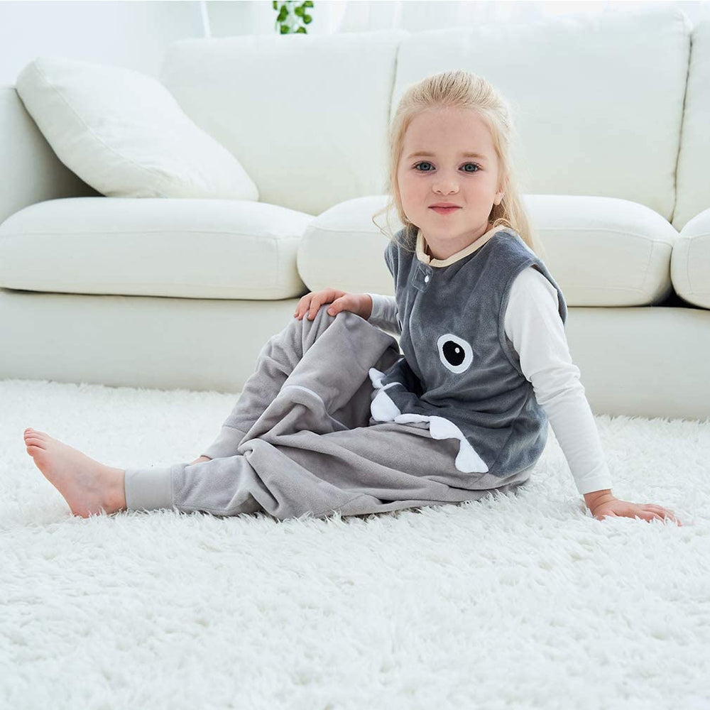 MICHLEY grey shark design suits walkers and nap time alike