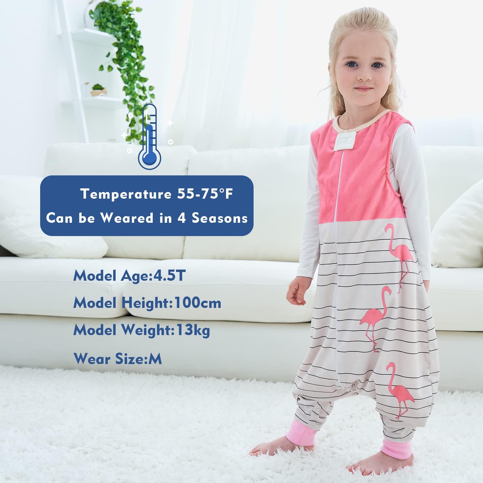 MICHLEY spacious design offers room to move as child grows.