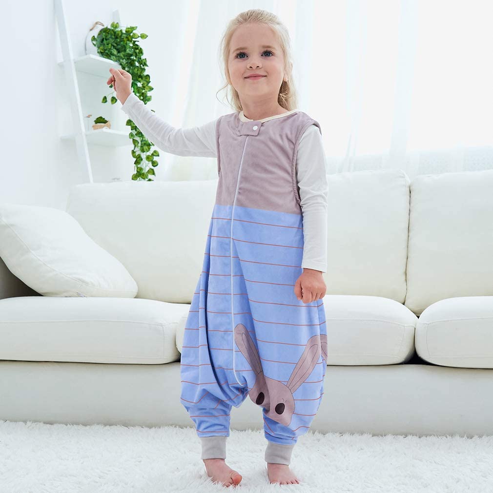 MICHLEY wearable blanket for toddlers soft fabric and easy movement
