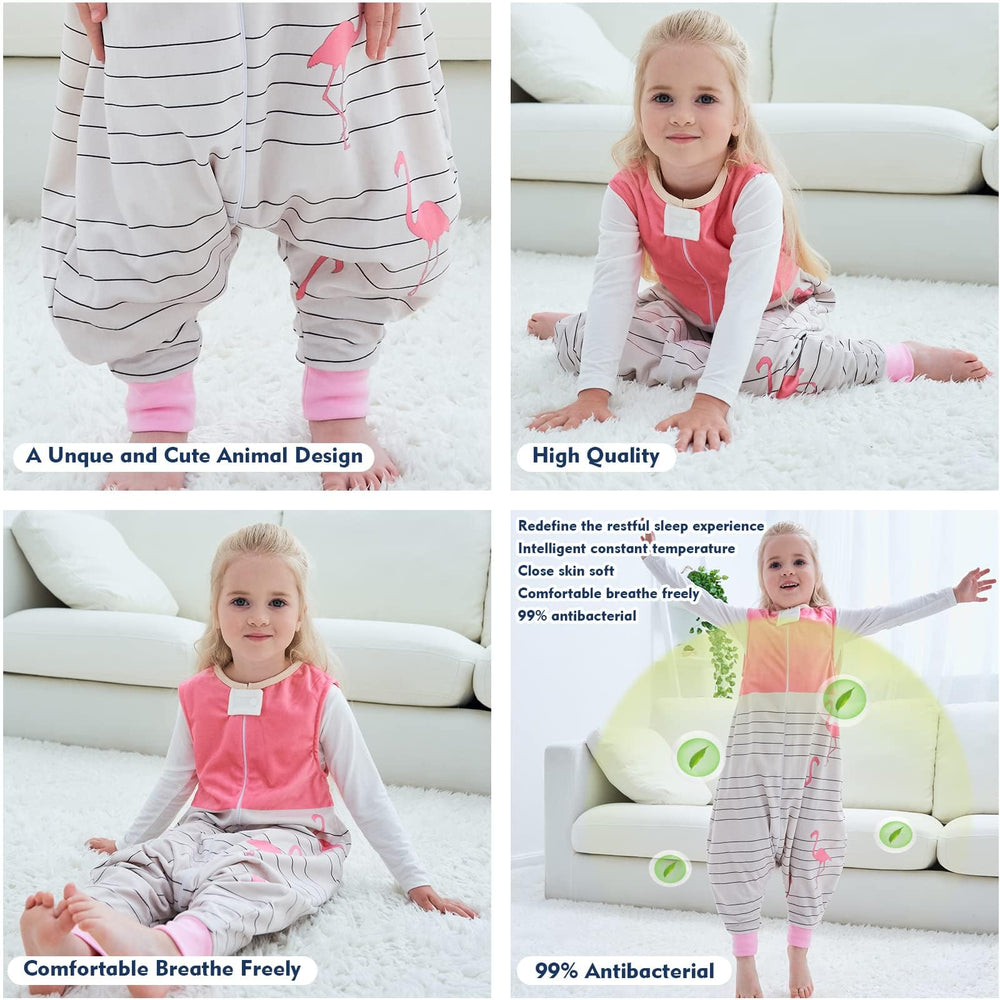 MICHLEY sleeping sack with zipper cover protecting the chin during sleep.