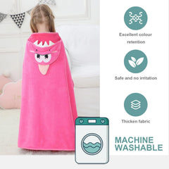 MICHLEY unisex pink dinosaur design ideal for shared family bath time