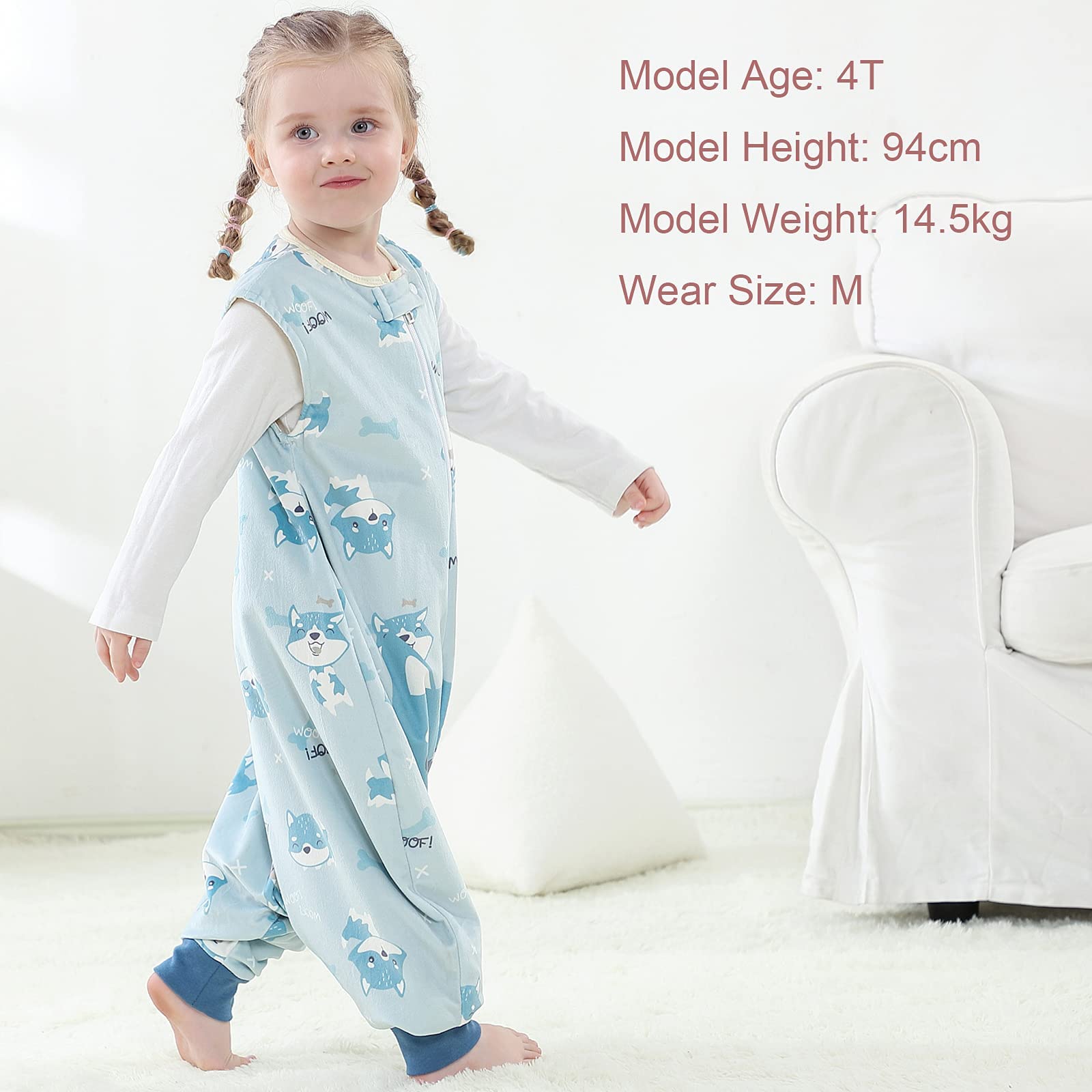 MICHLEY versatile use as sleeping bag or outerwear for warmth