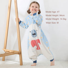 MICHLEY winter wearable blanket with zipper enables quick dressing
