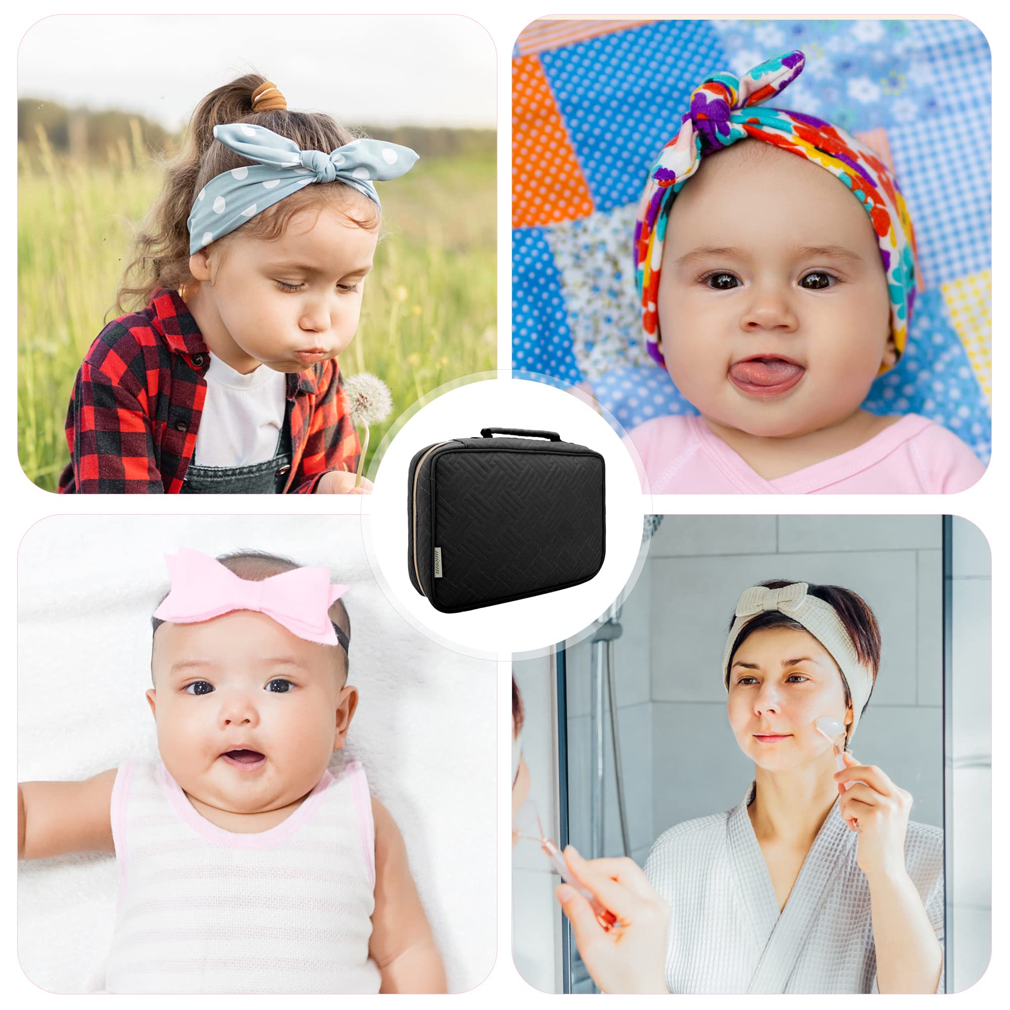 MICOM gift-ready-hair-accessories-bag makes a thoughtful present for parents.