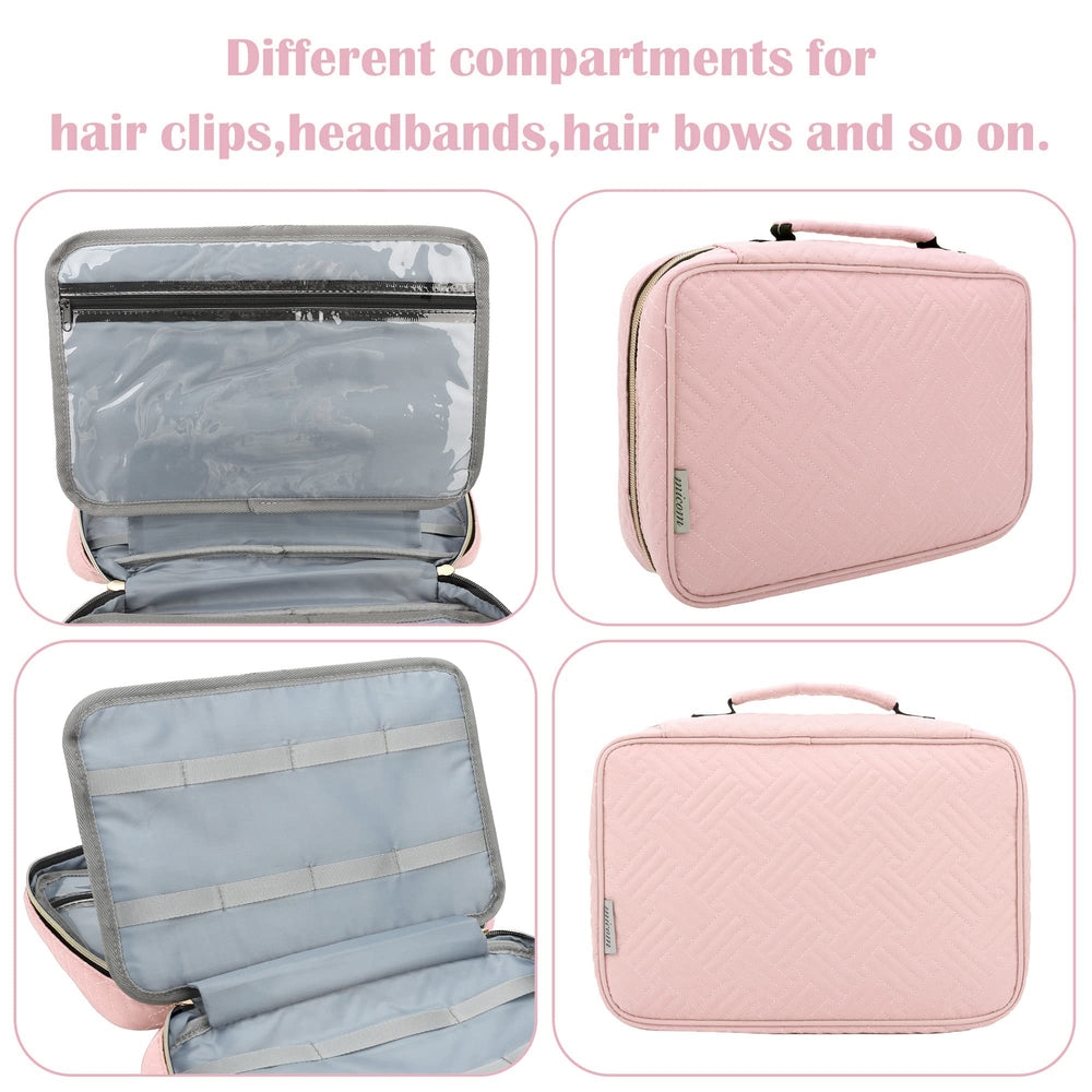 MICOM compact travel bag ideal for trips with kids' accessories.