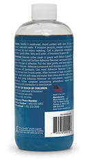 Applying Goo Gone on skin with a cotton swab for gentle removal.