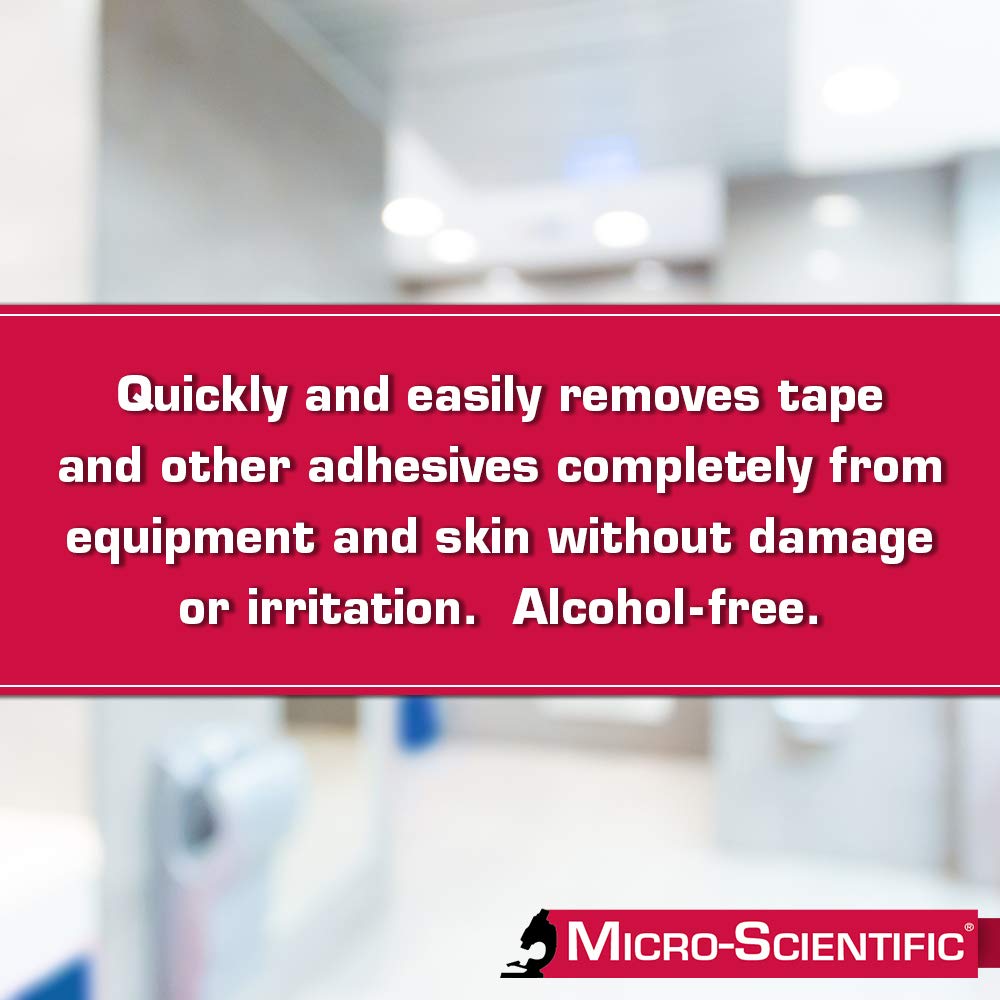 Goo Gone assists tape removal, easing sticky residue from skin.
