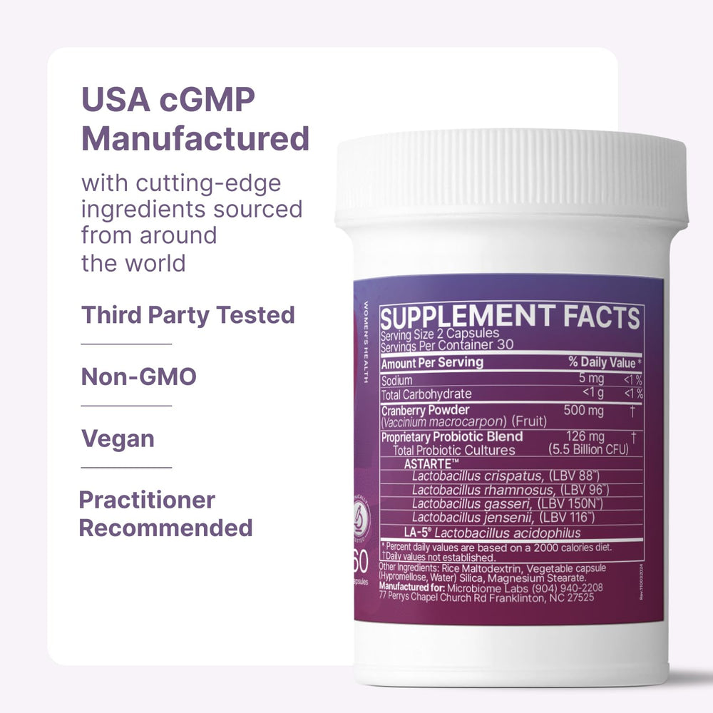 Pouring Vaginal Balance capsules into hand for daily use