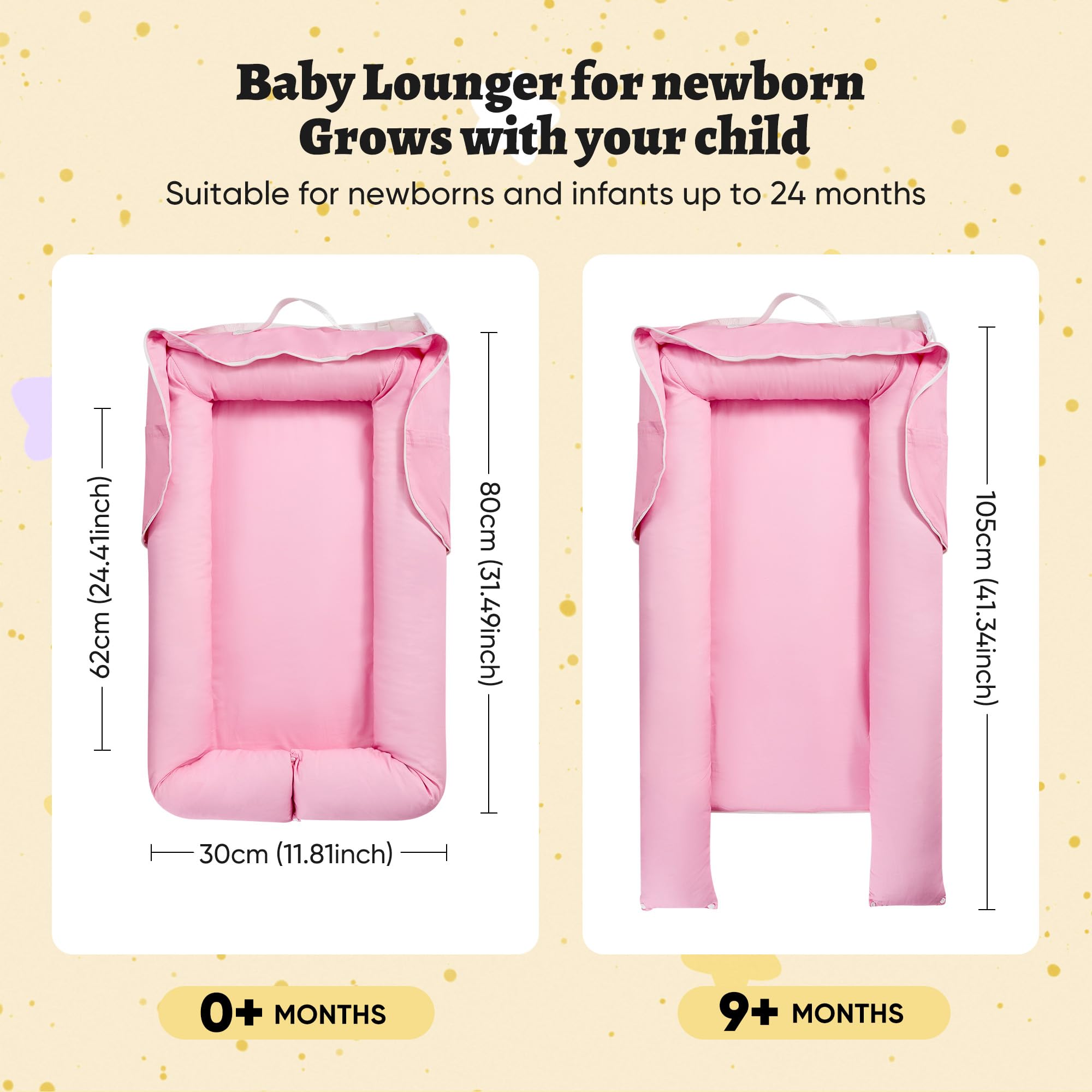 Miereirl soft cotton fabric detail highlighting breathable, gentle texture for delicate skin