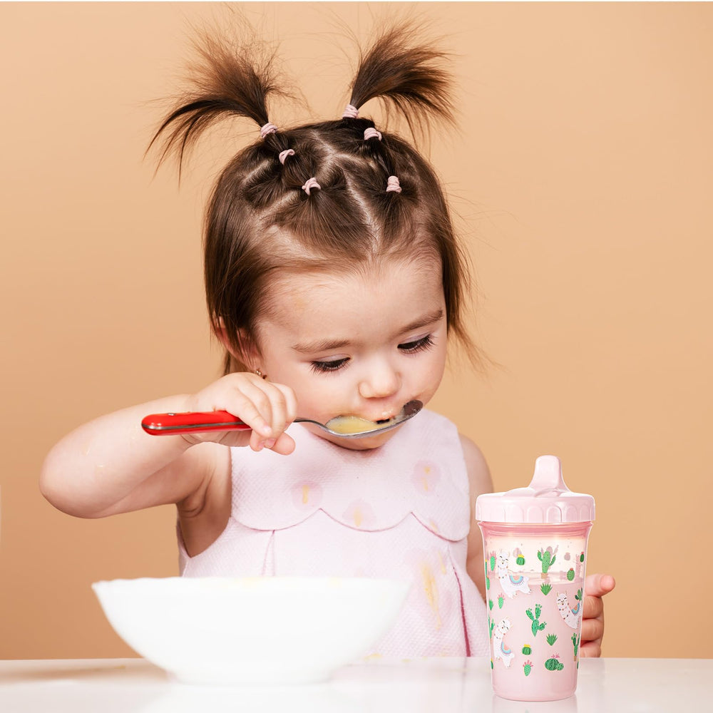 Mifoci dishwasher-safe sippy cup, convenient cleaning after meals.