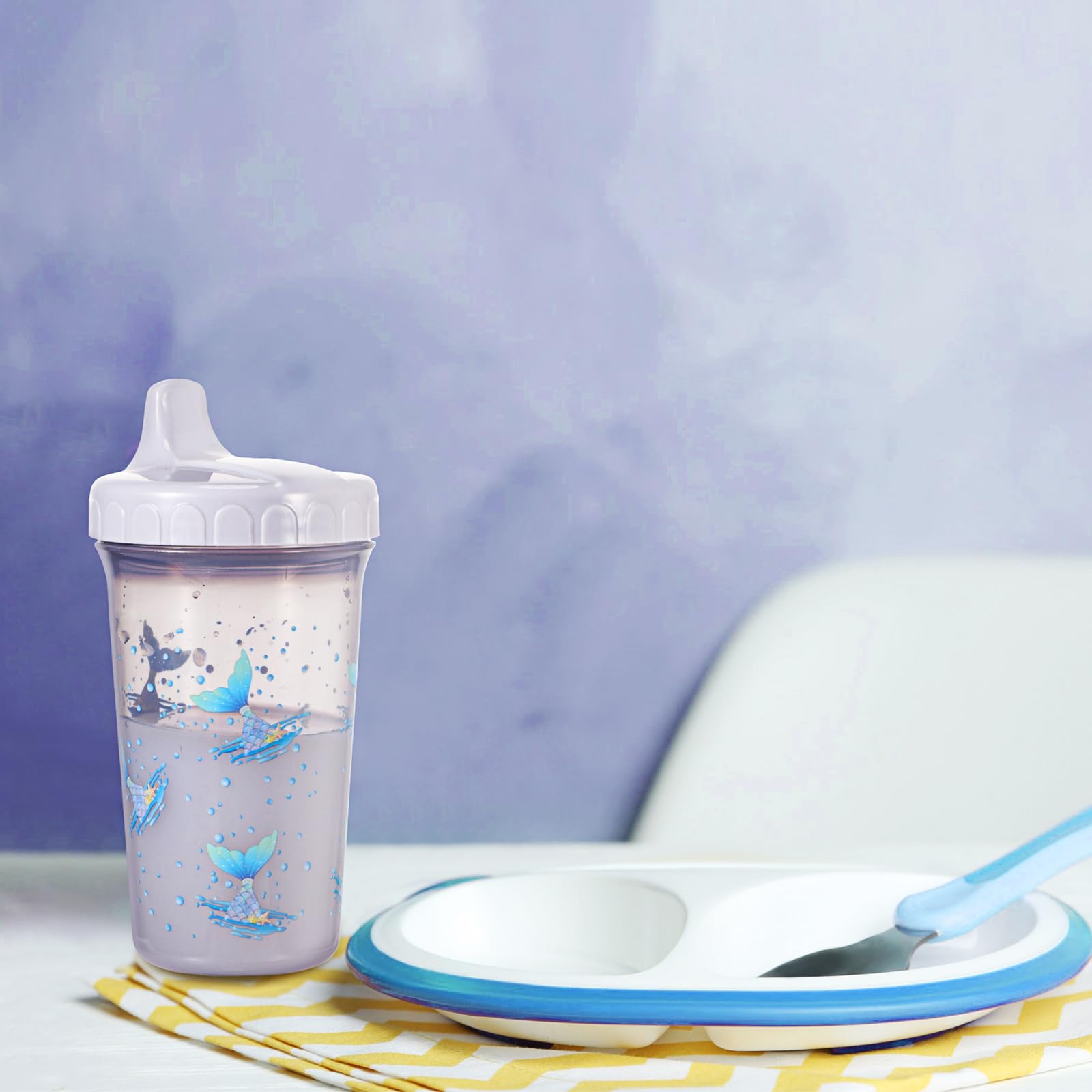 Mifoci microwave-safe sippy cup, quick reheating for drinks.