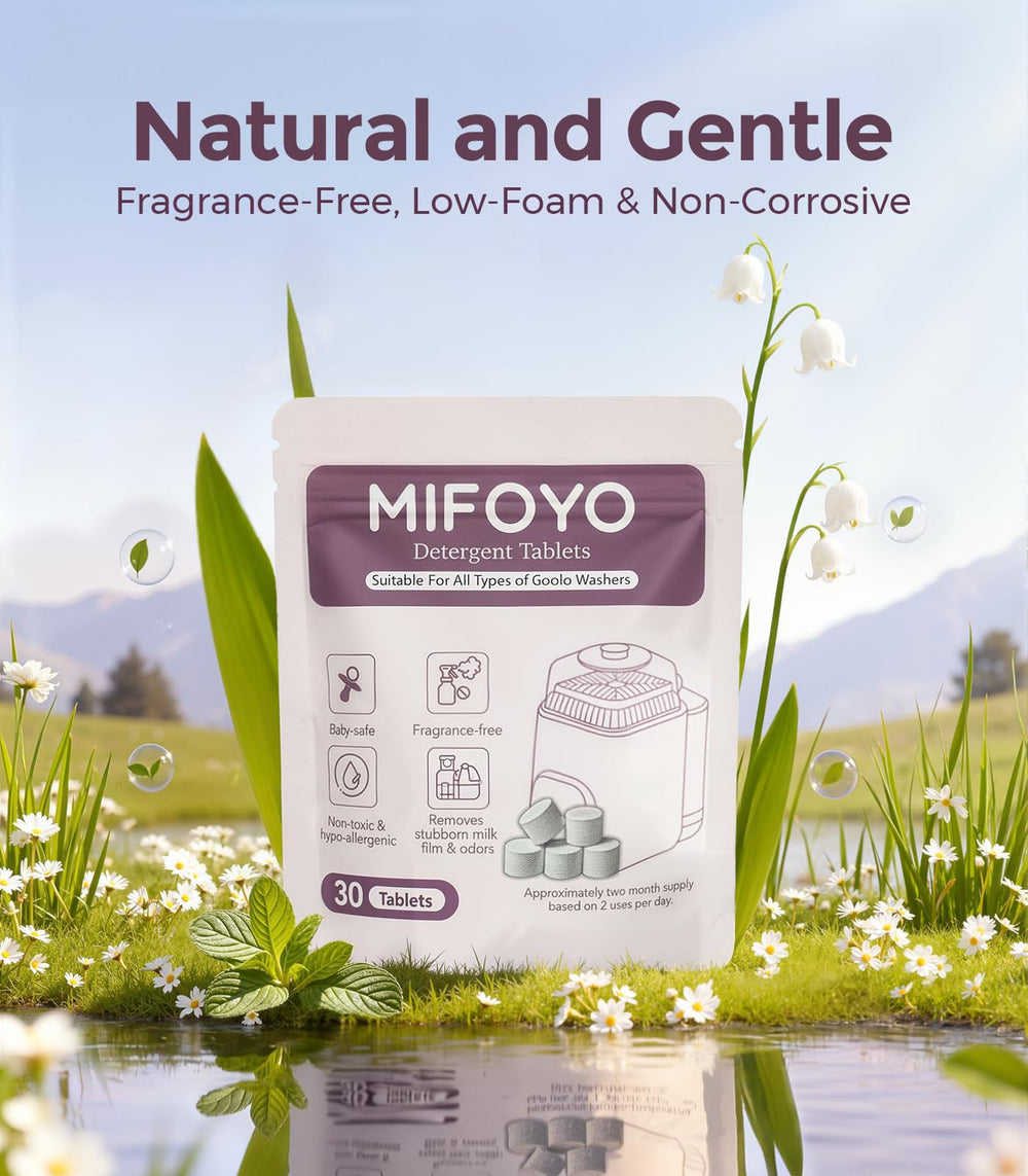 MIFOYO multi-purpose use includes bottles, pacifiers, and cups.
