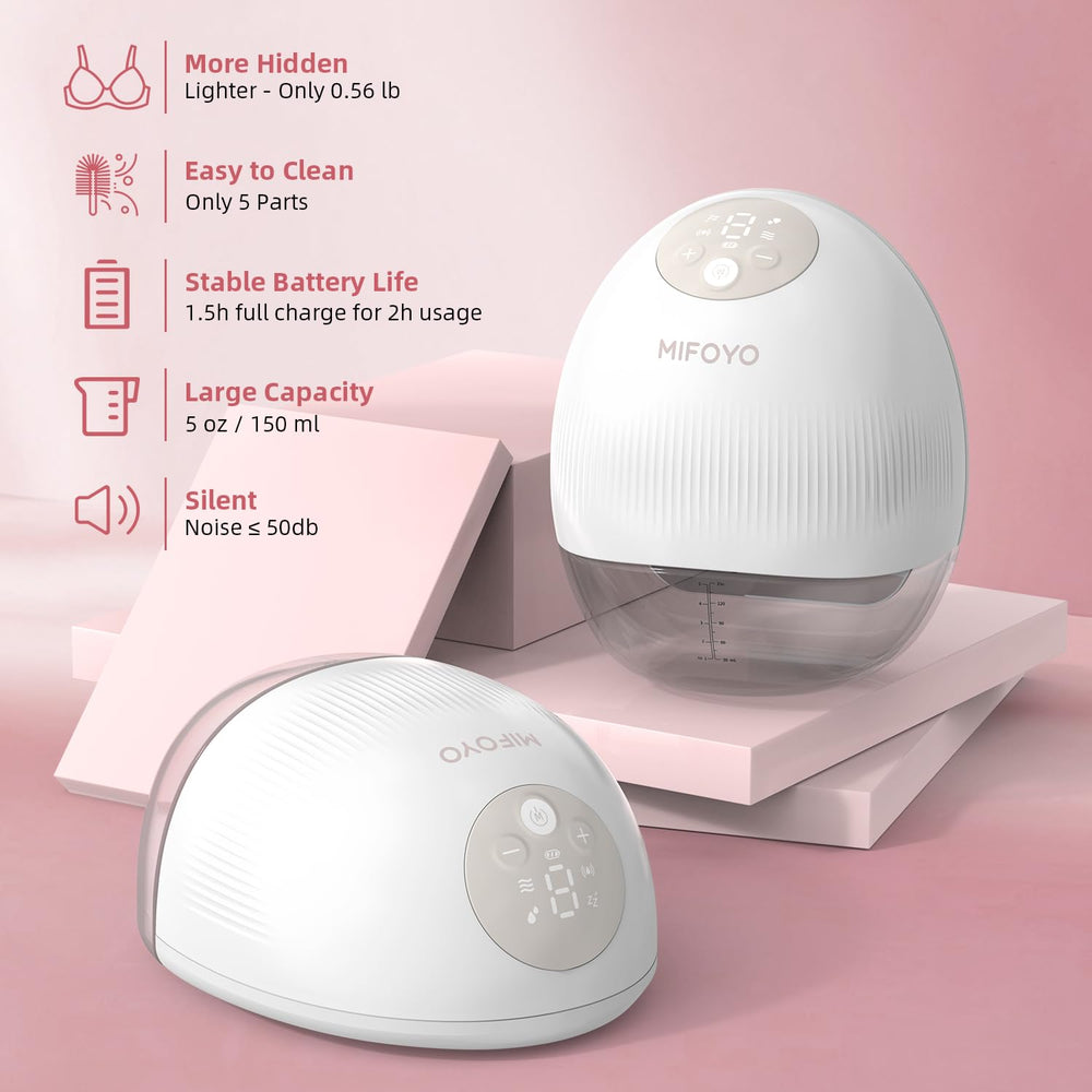 MIFOYO quiet operation under 50dB for discreet pumping.