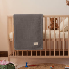 Migaloo Muslin Blanket offers gentle touch and breathable warmth for delicate skin.