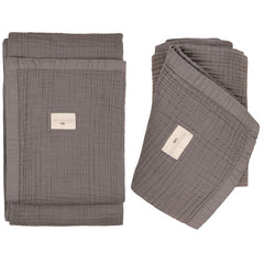 Migaloo large 47x35 inch blanket laid flat for naps or stroller rides.