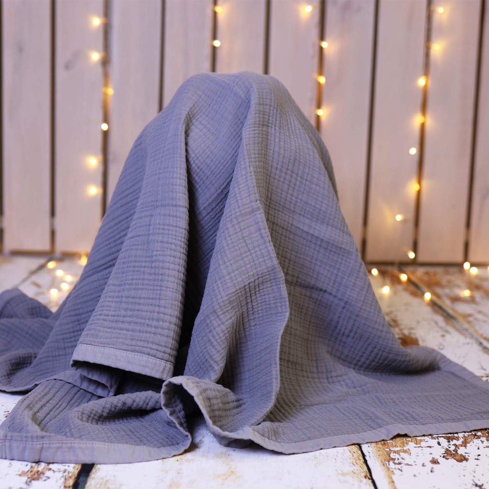 Migaloo four-layer blanket travels easily as a compact, versatile companion.