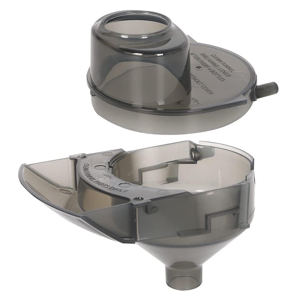 MIHAUS replacement funnel and cover for Baby Brezza FRP0046, streamlines bottle preparation