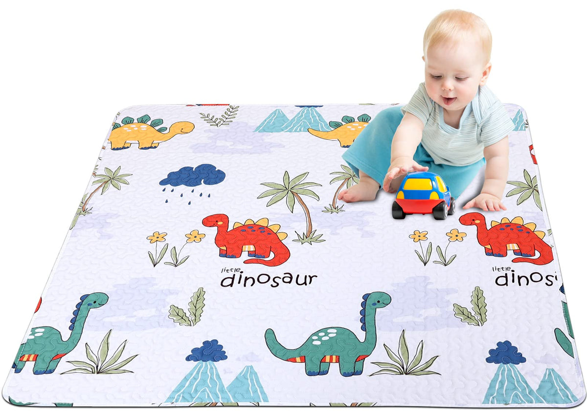 MIIMER 50x50 play mat on floor showing non-slip surface for tummy time