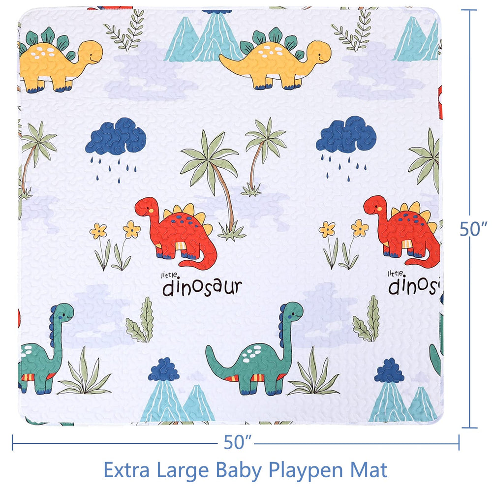 MIIMER baby crawling mat close-up with soft microfiber texture