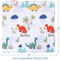 MIIMER baby crawling mat close-up with soft microfiber texture