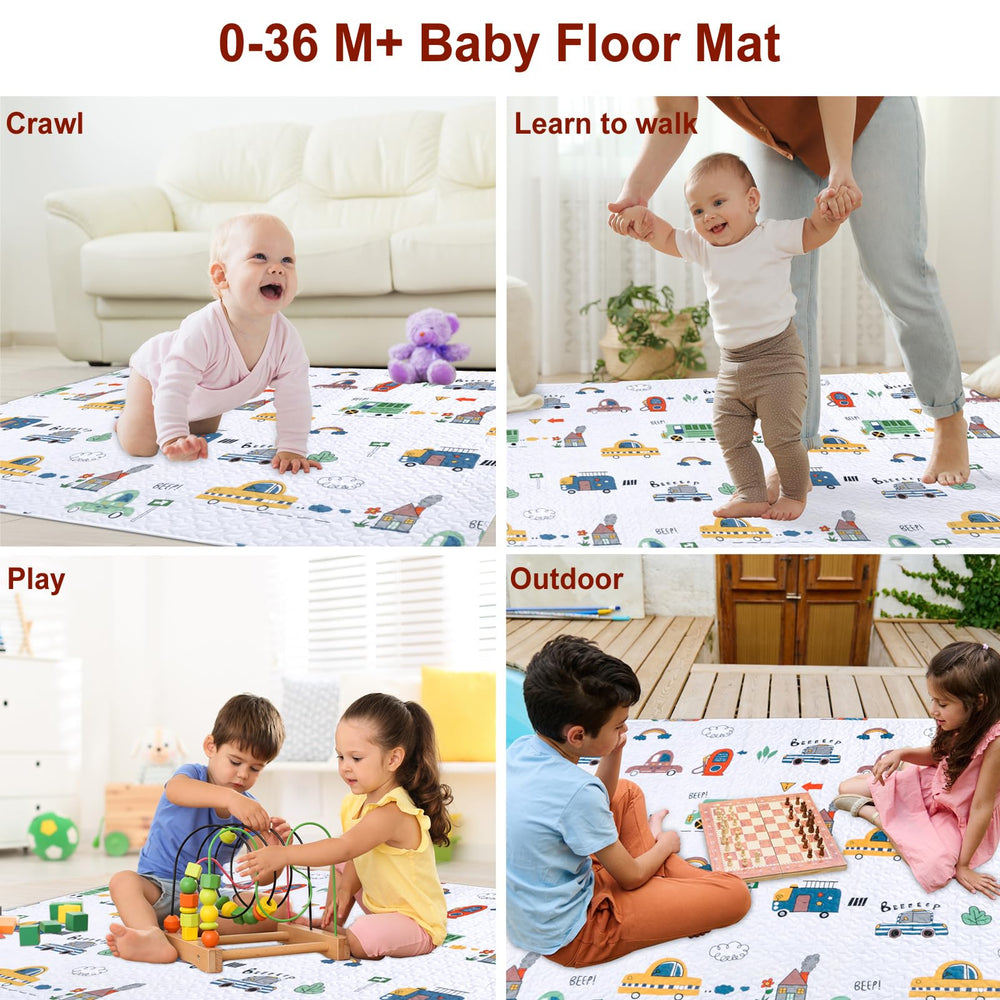 MIIMER Anti-tear, anti-chew durable material keeps mat safer