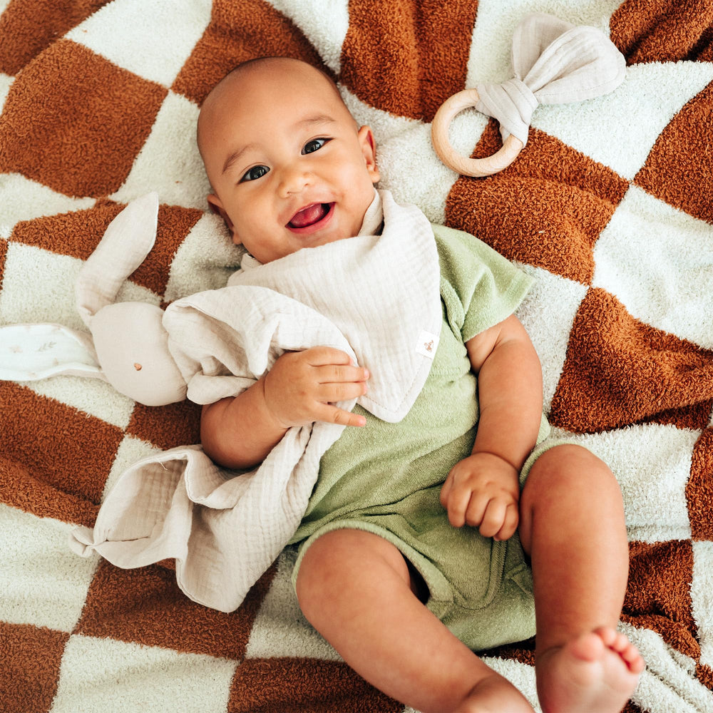 Mikito compact 12x12in lovey designed for tiny hands