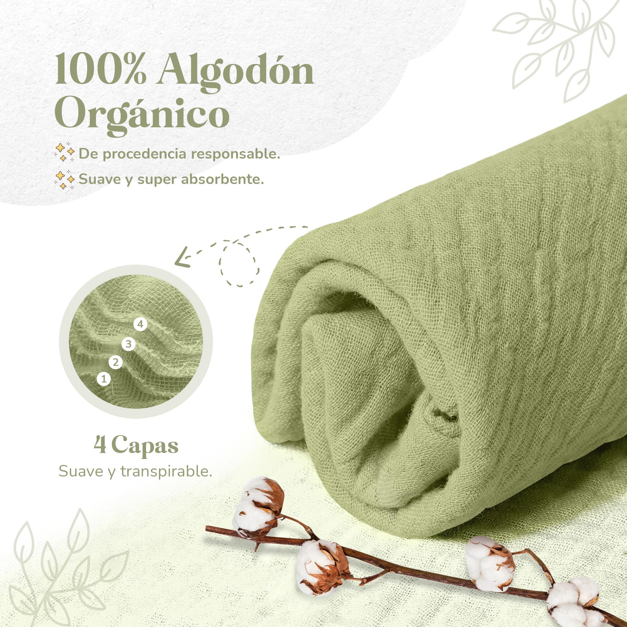 Mikito gift packaging a cotton bag ready for a newborn gift.